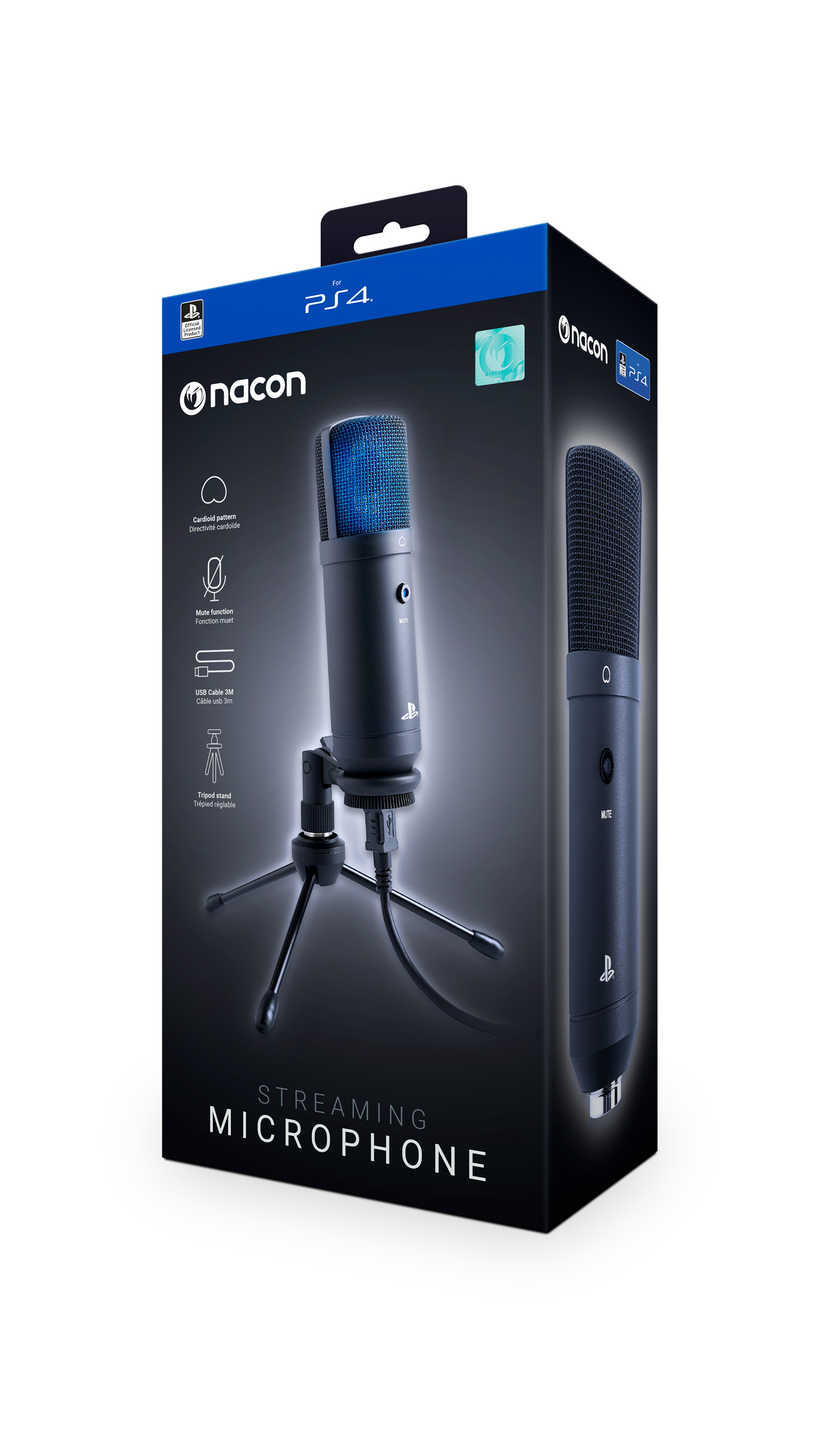 nacon officially licensed ps4 streaming microphone